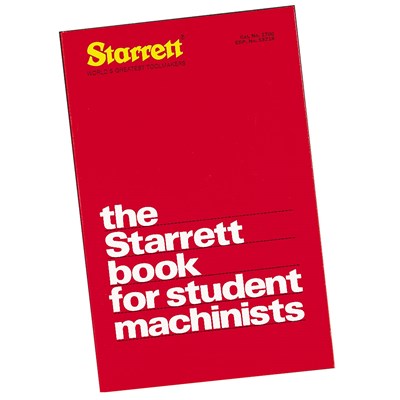 STARRETT 1700 STUDENT MACHINISTS BOOK