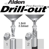 DRILL-OUT 4PC 1/4-1/2IN. EXTRACTOR KIT