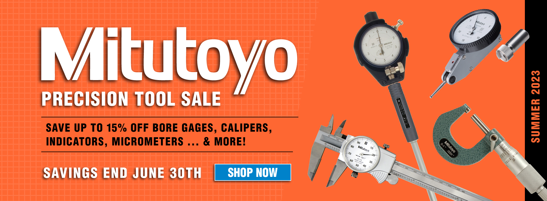 Shop the BRAND NEW Mitutoyo Spring Sale!