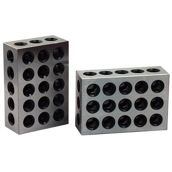 25-50-75mm precision metric block pair-new