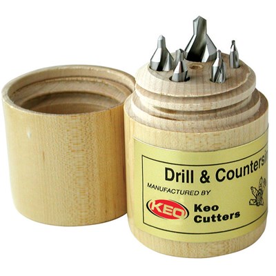 KEO #1-5 60 DEG CENTER DRILL SET W/CASE