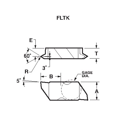 FLTK-2R GP50 TOOL-FLO INSERT