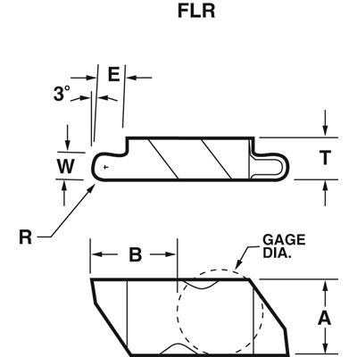 FLR-3047R GP3 TOOL-FLO INSERT