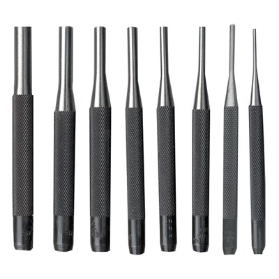 KBC 8PC 4IN. DRIVE PIN PUNCH SET