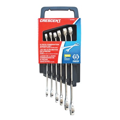 CRESCENT 6PC COMBO WRENCH SET MM