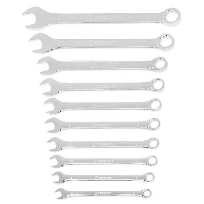 CRESCENT 10PC COMBO WRENCH SET MM