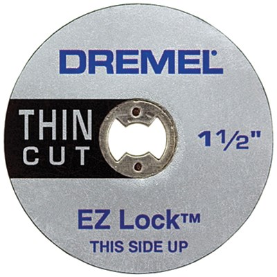 DREMEL EZ LOCK 1.1/2 CUTOFF WHEEL 5PK