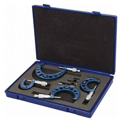 FOWLER 0-4IN OUTSIDE MICROMETER SET