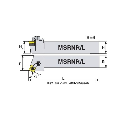 TMX MSRNR 16-4D TOOLHOLDER