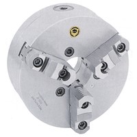 BISON 12IN. A1-8 3-JAW STEEL LATHE CHUCK